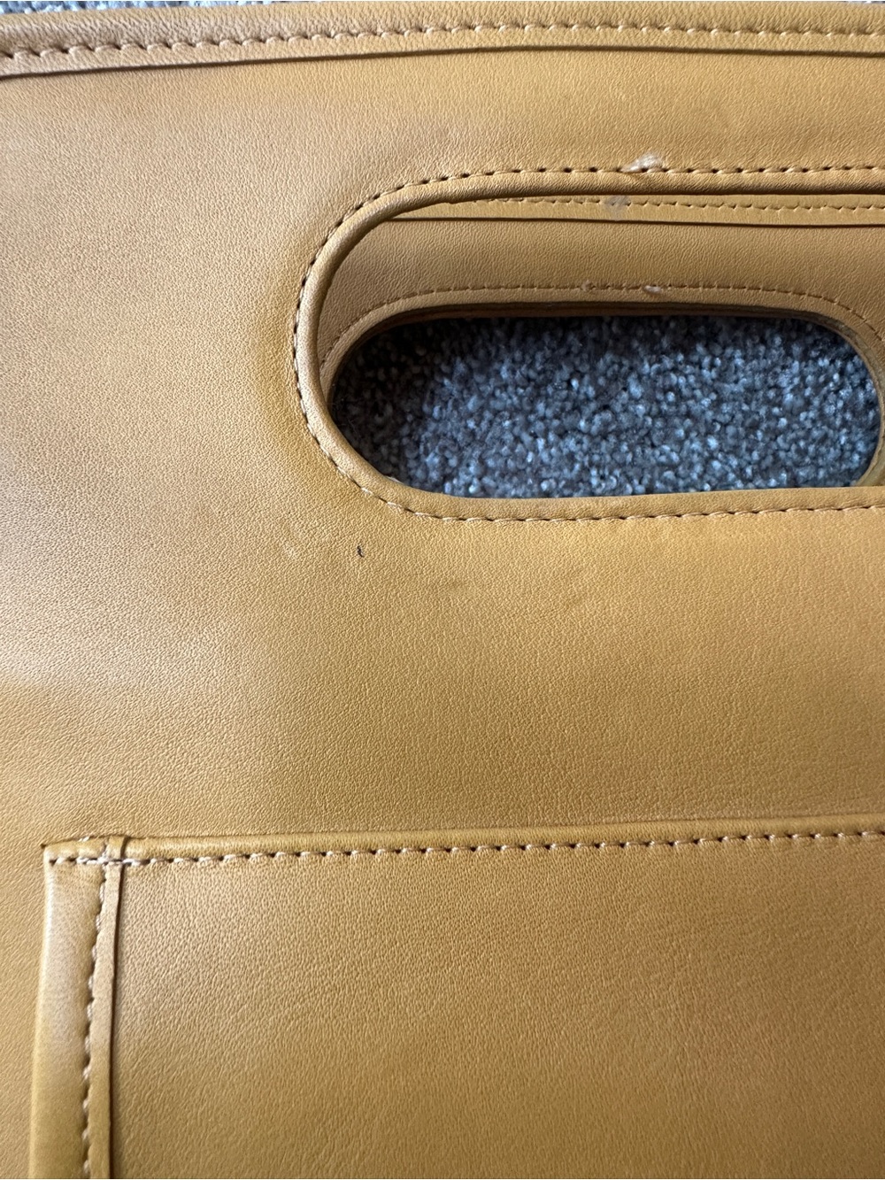 Vintage Coach 1991 50th Anniversary Stroll Tote Bonnie Cashin Mustard Yellow - Picture 7 of 11